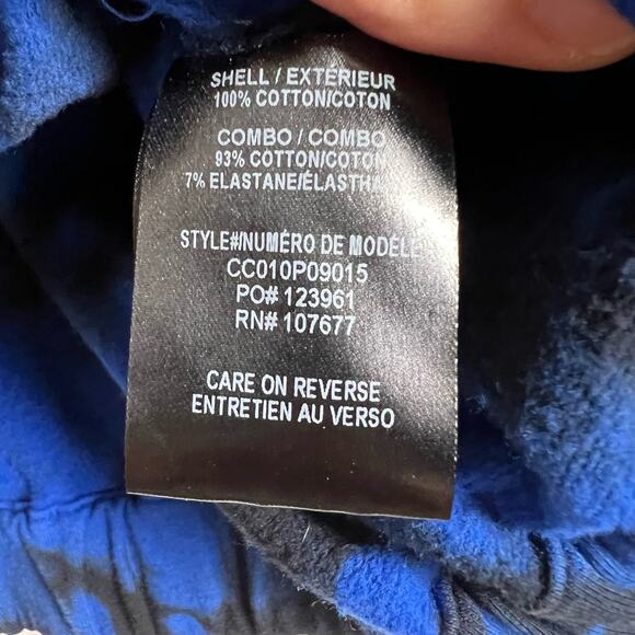 Alice + Olivia Ansley Blue Black Tie Dye Crewneck Pullover Sweater Size S - Picture 9 of 9